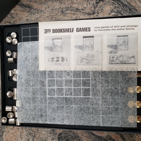 [GREAT Condition] Vintage 1965 "Foil" COMPLETE 3M Bookshelf Game - Picture 4 of 6